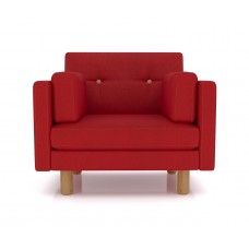 Кресло Ингвар Velvet Red ARSKO стиль скандинавский лофт