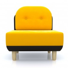Кресло Торли Velvet Yellow ARSKO стиль скандинавский лофт