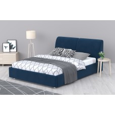 Кровать Бекка Velvet Blue ARSKO стиль скандинавский лофт , 160x200