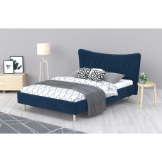 Кровать Финна Velvet Blue ARSKO стиль скандинавский лофт , 180x200