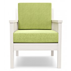 Кресло Норман Textile Беленый дуб Green ARSKO стиль скандинавский лофт