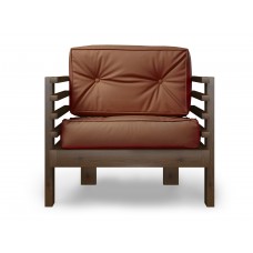 Кресло Стоун Eco-leather Орех ARSKO стиль скандинавский лофт