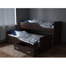 Кровать двухъярусная Дуэт-2, цвет венге
